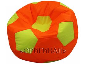 Кресло-мяч детское оранжево-салатовое