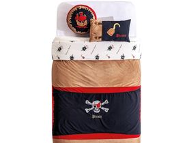 Покрывало + 2 подушки "Black Pirate" для кровати под матрас 120см 
