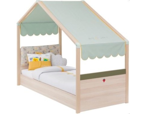 Кровать с балдахином 180х80 "Montessori" 