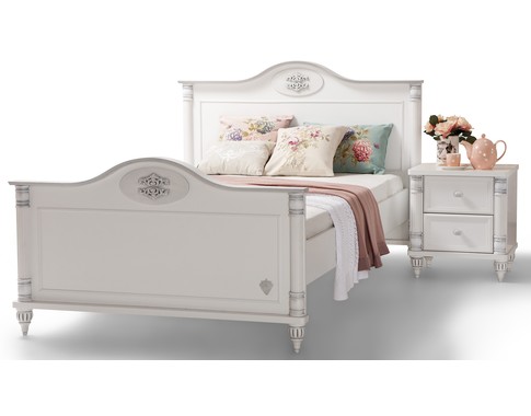 Кровать Большая под матрас 120 (или 140) *200 см  "Romantic"