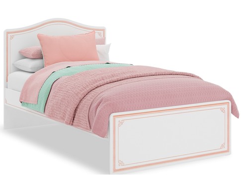 Кровать под матрас 120*200 из коллекции "Selana Pink"