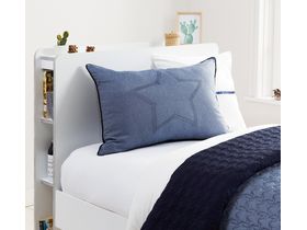 Комплект постельных принадлежностей "Denim" (покрывало 145x230 см, 2 декоративные подушки)