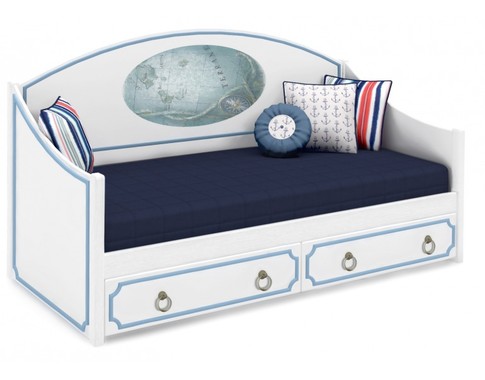 Детская кровать-диван в нескольких размерах из массива "Морская регата"