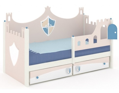 Кровать-диван "Рыцари", бортик безопасности,  2 подкроватных ящика