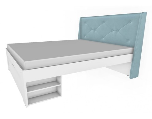 Кровать с нишей для хранения под матрас 180x200