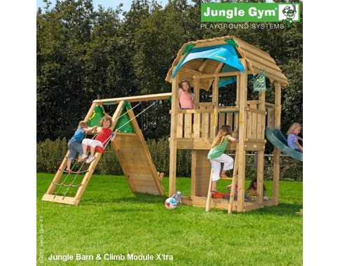 Детский городок "Jungle Barn & Climb Module X'tra"