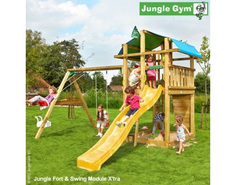 Детский городок "Jungle Fort & Swing Module X'tra"