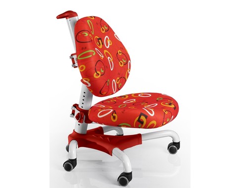 Удобный регулируемый стул для ребенка "Mealux Y-718" (красный рисунок)