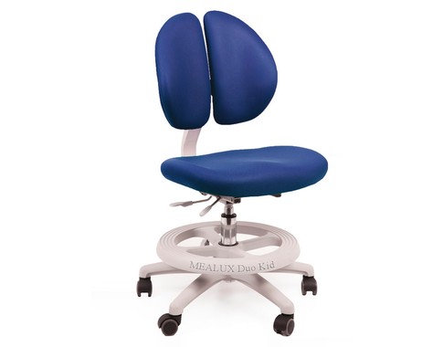 Синий ортопедический стул для школьника "Mealux Duo Kid Y-616"