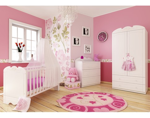 Детская комната "Bianco Fiori для малышей" 