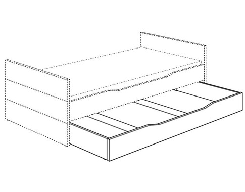 Ящик для белья-выдвижная кровать