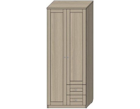 Шкаф 2-х дверный с ящиками и полками "Верес"