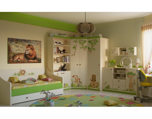 Мебель для детской комнаты "Джунгли зовут" 