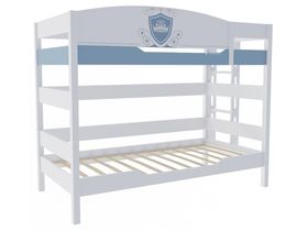 Двухъярусная кровать 160 см в детскую комнату из массива бука "Шато"