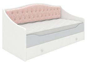 Кровать-диван для коллекции "La Princess " в нескольких размерах с мягкой спинкой