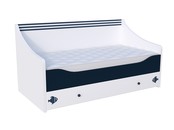 Детская кровать "Морская" в белом цвете для мальчиков в нескольких размерах