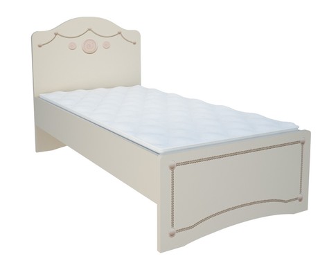 Кровать с фигурным изголовьем в комнату для девочки "Capri"
