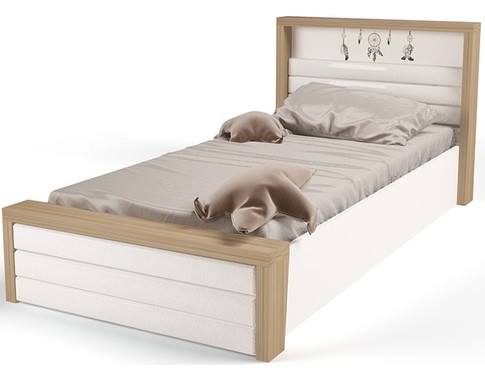 Кровать с подъемным механизмом и мягким изножьем Mix Ловец снов в нескольких размерах №6
