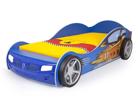Кровать-машина "Чемпион синяя" (Выставочный экземпляр)